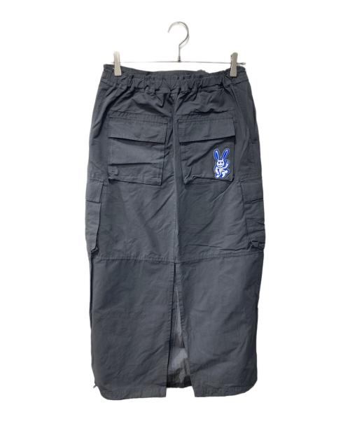X-GIRL（エックスガール）X-girl (エックスガール) moussy (マウジー) Xg Utility Cargo Skirt/ユーティリティカーゴスカート グレー サイズ:2の古着・服飾アイテム