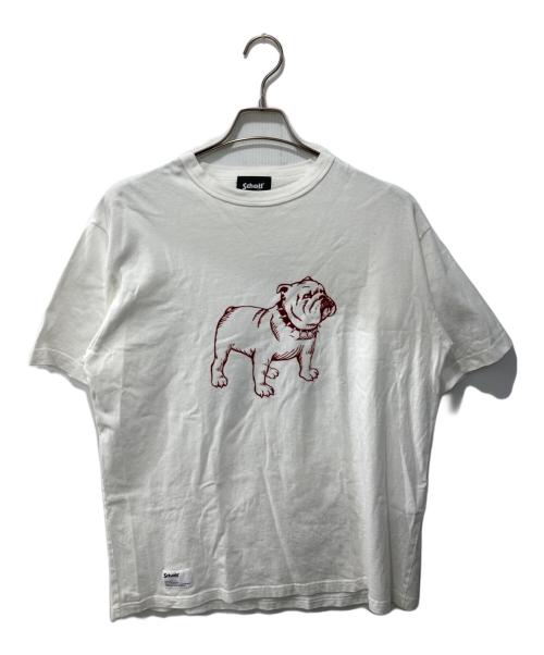 Schott（ショット）Schott (ショット) 半袖 ピグメント Tシャツ ホワイト サイズ:Lの古着・服飾アイテム