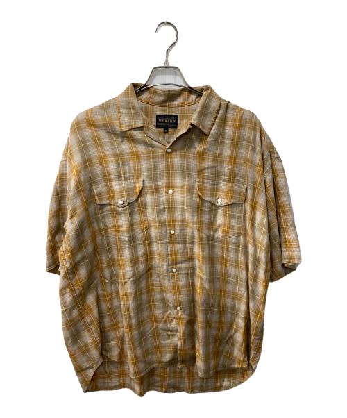 PENDLETON（ペンドルトン）PENDLETON (ペンドルトン) オンブレチェックシャツ ブラウン サイズ:Mの古着・服飾アイテム