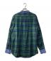 MACKINTOSH PHILOSOPHY (マッキントッシュ フィロソフィー) バンドカラーシャツ グリーン×ネイビー サイズ:40：5000円