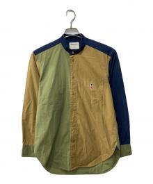 MACKINTOSH PHILOSOPHY（マッキントッシュ フィロソフィー）の古着「バンドカラーシャツ」｜カーキ