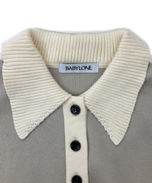 BABYLONE（バビロン）BABYLONE (バビロン) パイルポロワンピース ベージュ サイズ:F 未使用品の古着・服飾アイテム