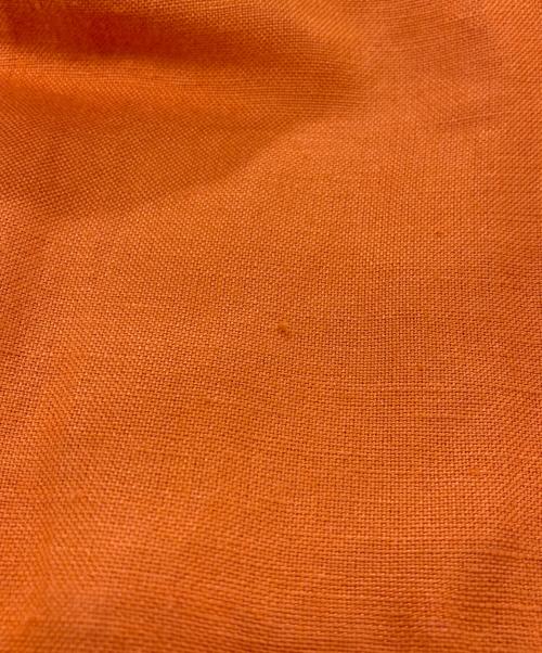 Adam et Rope（アダム エ ロペ）Adam et Rope (アダム エ ロペ) リネンボリュームスリーブワンピース オレンジ サイズ:Fの古着・服飾アイテム