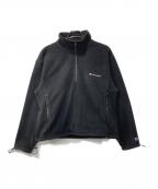 Champion×FRAY IDチャンピオン×フレイ アイディー）の古着「フリースハーフジッププルオーバー」｜ブラック