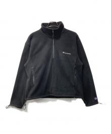 Champion×FRAY ID（チャンピオン×フレイ アイディー）の古着「フリースハーフジッププルオーバー」｜ブラック