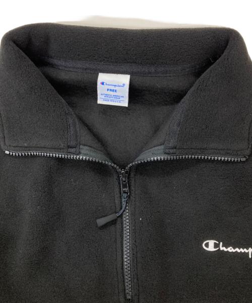 Champion（チャンピオン）Champion (チャンピオン) FRAY ID (フレイ アイディー) フリースハーフジッププルオーバー ブラック サイズ:FREE 未使用品の古着・服飾アイテム