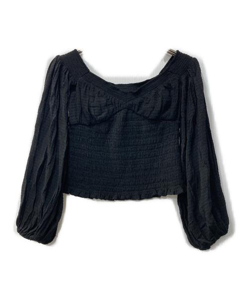 ALL SAINTS（オールセインツ）ALL SAINTS (オールセインツ) カットソー ブラック サイズ:UK4の古着・服飾アイテム