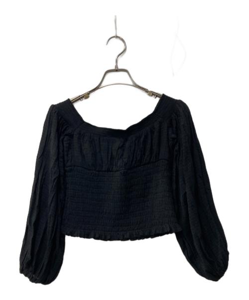 ALL SAINTS（オールセインツ）ALL SAINTS (オールセインツ) カットソー ブラック サイズ:UK4の古着・服飾アイテム