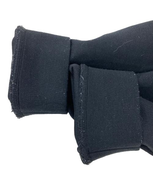 BLACK LABEL CRESTBRIDGE（ブラックレーベル クレストブリッジ）BLACK LABEL CRESTBRIDGE (ブラックレーベル クレストブリッジ) チェックニットドッキングスウェットシャツ ブラック サイズ:Lの古着・服飾アイテム