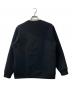 BLACK LABEL CRESTBRIDGE (ブラックレーベル クレストブリッジ) チェックニットドッキングスウェットシャツ ブラック サイズ:L：4000円