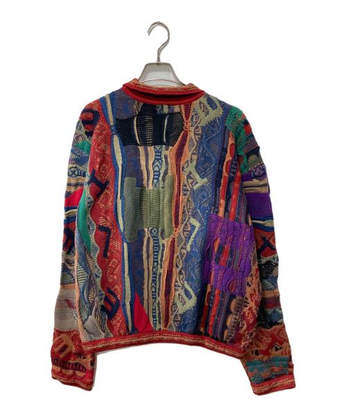 Coogi（クージー）Coogi (クージー) 90s/3Dポロニット レッド サイズ:Mの古着・服飾アイテム
