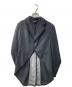 BLACK COMME des GARCONS（ブラックコムデギャルソン）の古着「ストライプ変形テーラードジャケット」｜ブラック