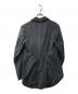 BLACK COMME des GARCONS (ブラックコムデギャルソン) ストライプ変形テーラードジャケット ブラック サイズ:M：15000円