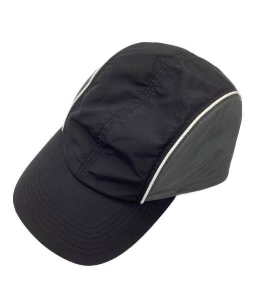 SOFTHYPHEN（ソフトハイフン）SOFTHYPHEN (ソフトハイフン) TRACK CAP /トラック キャップ ブラックの古着・服飾アイテム
