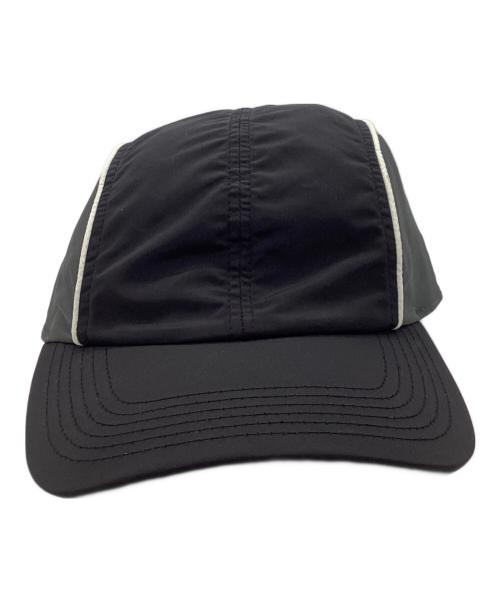 SOFTHYPHEN（ソフトハイフン）SOFTHYPHEN (ソフトハイフン) TRACK CAP /トラック キャップ ブラックの古着・服飾アイテム