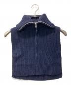 oldderby Knitwearオールドダービーニットウェア）の古着「ニットベスト」｜ホワイト