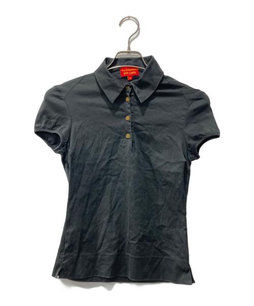 Vivienne Westwood RED LABEL（ヴィヴィアンウエストウッドレッドレーベル）Vivienne Westwood RED LABEL (ヴィヴィアンウエストウッドレッドレーベル) ポロシャツ ブラック サイズ:Mの古着・服飾アイテム