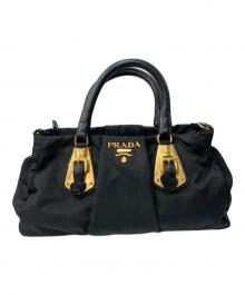 PRADA（プラダ）の古着「ナイロンハンドバッグ」｜ブラック