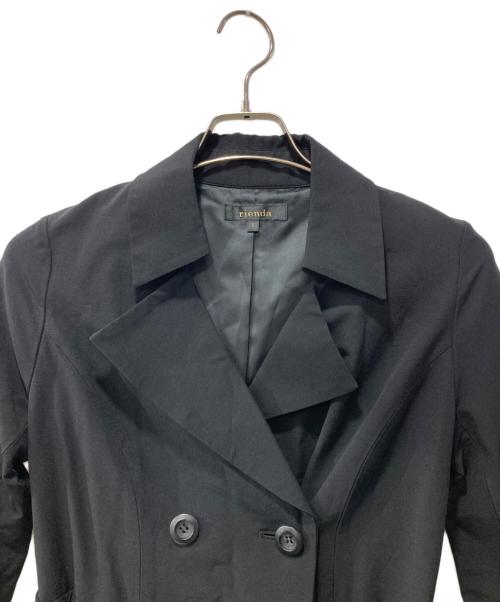 rienda（リエンダ）rienda (リエンダ) チュールコンビトレンチコート ブラック サイズ:Sの古着・服飾アイテム