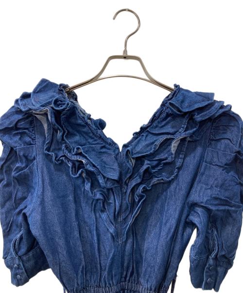 Snidel（スナイデル）Snidel (スナイデル) デニムワンピース インディゴの古着・服飾アイテム