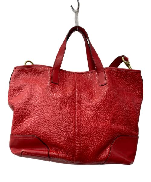 COACH（コーチ）COACH (コーチ) ショルダーバッグ/ ハドレーグレイン レッドの古着・服飾アイテム
