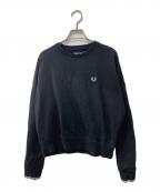 FRED PERRYフレッドペリー）の古着「Tipped Sweatshirt/スウェット」｜ブラック