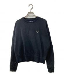 FRED PERRY（フレッドペリー）の古着「Tipped Sweatshirt/スウェット」｜ブラック