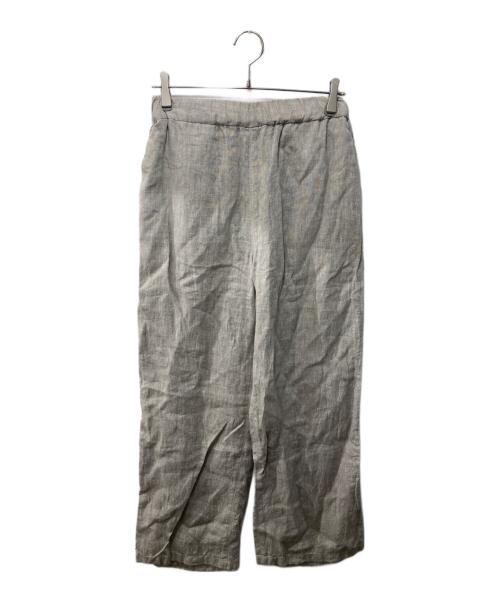JOURNAL STANDARD relume（ジャーナルスタンダード レリューム）JOURNAL STANDARD relume (ジャーナルスタンダード レリューム) リネンパンツ グレー サイズ:38の古着・服飾アイテム