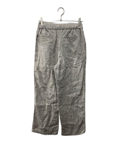 JOURNAL STANDARD relume（ジャーナルスタンダード レリューム）JOURNAL STANDARD relume (ジャーナルスタンダード レリューム) リネンパンツ グレー サイズ:38の古着・服飾アイテム