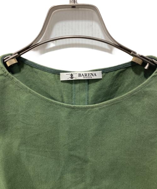 BARENA（バレナ）BARENA (バレナ) トップスダメージ加工セットアップ グリーン サイズ:38の古着・服飾アイテム