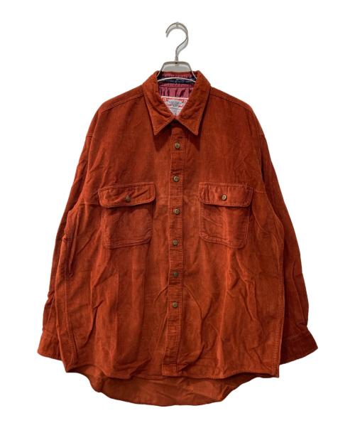 BUDWEISER（バドワイザー）BUDWEISER (バドワイザー) コーデュロイシャツ ブラウン サイズ:Lの古着・服飾アイテム