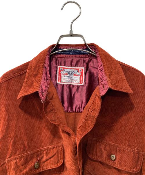 BUDWEISER（バドワイザー）BUDWEISER (バドワイザー) コーデュロイシャツ ブラウン サイズ:Lの古着・服飾アイテム