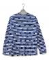COMME des GARCONS (コムデギャルソン) ボーダーカットソー ホワイト×ブルー サイズ:L：5000円