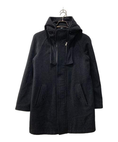 ZUCCA（ズッカ）ZUCCA (ズッカ) フーデッドハーフコート ブラック サイズ:Lの古着・服飾アイテム