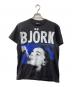 allsports proweight（オールスポーツ プロウェイト）の古着「80s－90s/プリントtシャツ/BJORK」｜ブラック