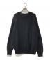 SUPREME (シュプリーム) ワンポイントロゴクルーネックニット/MELANGE KNIT CREW NECK SWEATER ブラック サイズ:M：18000円