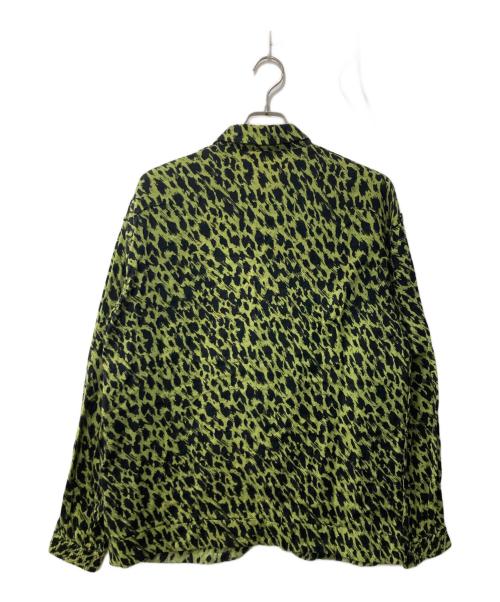 PHINGERIN（フィンガリン）PHINGERIN (フィンガリン) 総柄シャツ グリーン サイズ:Mの古着・服飾アイテム