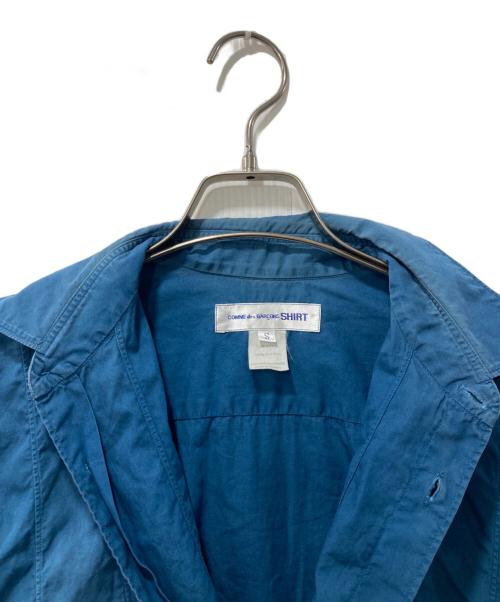 COMME des GARCONS SHIRT（コムデギャルソンシャツ）COMME des GARCONS SHIRT (コムデギャルソンシャツ) 長袖シャツ ブルー サイズ:Sの古着・服飾アイテム