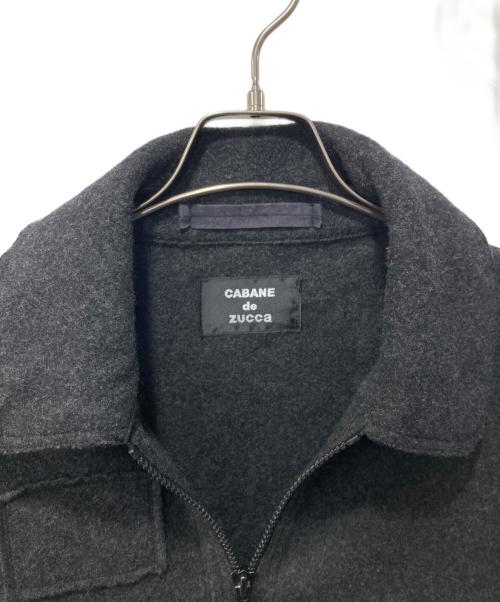 CABANE de ZUCCa（カバンドズッカ）CABANE de ZUCCa (カバンドズッカ) ウールジャケット グレー サイズ:Mの古着・服飾アイテム