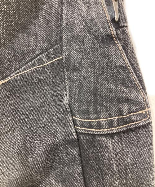 PPFM（ピーピーエフエム）PPFM (ピーピーエフエム) ギミックデニムパンツ グレー サイズ:表記なしの古着・服飾アイテム