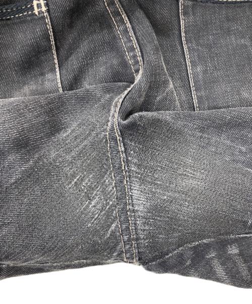 PPFM（ピーピーエフエム）PPFM (ピーピーエフエム) ギミックデニムパンツ グレー サイズ:表記なしの古着・服飾アイテム