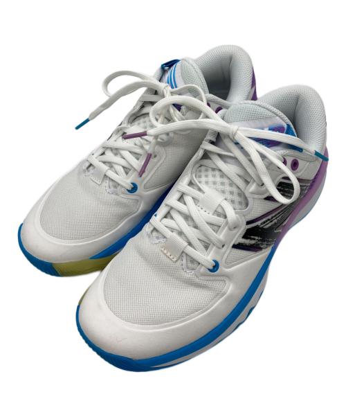 NEW BALANCE（ニューバランス）NEW BALANCE (ニューバランス) スニーカー ホワイト×ブルー×パープル サイズ:26の古着・服飾アイテム