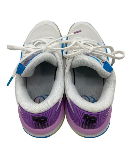 NEW BALANCE（ニューバランス）NEW BALANCE (ニューバランス) スニーカー ホワイト×ブルー×パープル サイズ:26の古着・服飾アイテム