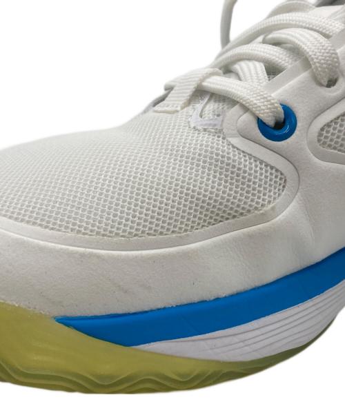 NEW BALANCE（ニューバランス）NEW BALANCE (ニューバランス) スニーカー ホワイト×ブルー×パープル サイズ:26の古着・服飾アイテム