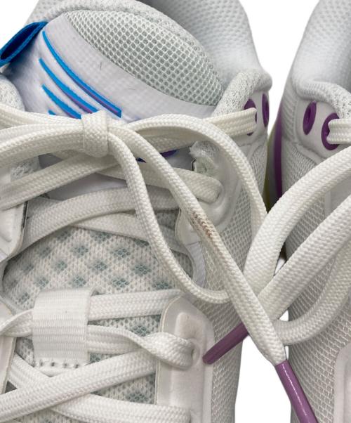 NEW BALANCE（ニューバランス）NEW BALANCE (ニューバランス) スニーカー ホワイト×ブルー×パープル サイズ:26の古着・服飾アイテム