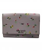 Kate Spadeケイトスペード）の古着「2WAYバッグ/Cameron Floral Ditsy Convertible Crossbody」｜ラベンダー