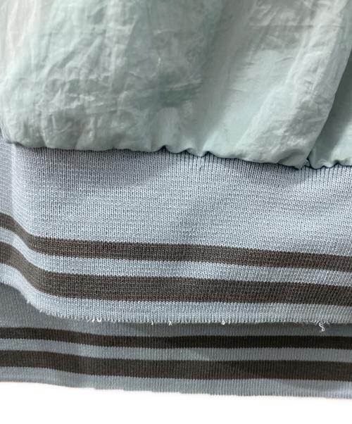 MAISON SPECIAL（メゾンスペシャル）MAISON SPECIAL (メゾンスペシャル) Piping Sideline Tops /パイピング サイドライン トップス ブルー サイズ:FREEの古着・服飾アイテム