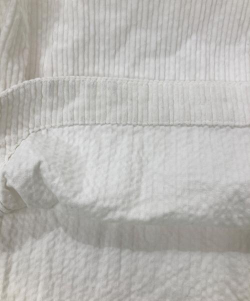universal tissu（ユニバーサルティシュ）UNIVERSAL TISSU (ユニバーサルティシュ) コーデュロイカットソー ホワイト サイズ:1の古着・服飾アイテム