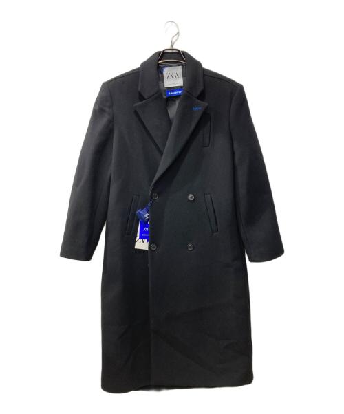 ZARA（ザラ）ZARA (ザラ) ADER error (アーダーエラー) チェスターコート ブラック サイズ:XS-Sの古着・服飾アイテム
