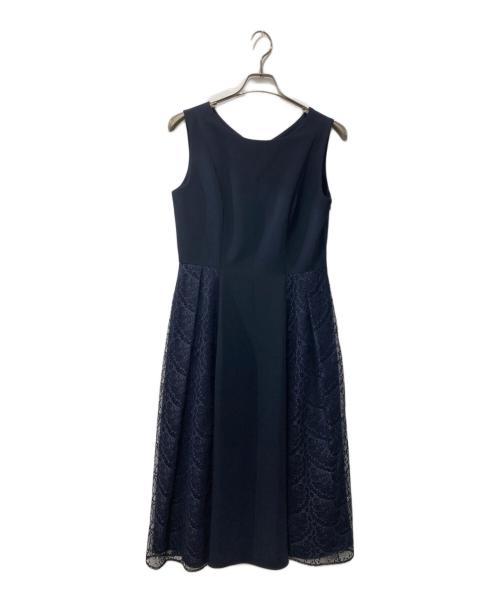 AIMER（エメ）AIMER (エメ) サイドレースフィット＆フレアドレス ネイビー サイズ:Lの古着・服飾アイテム